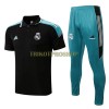 Real Madrid Trainings Poloshirt 2022-23 Schwarz Blau Für Herren